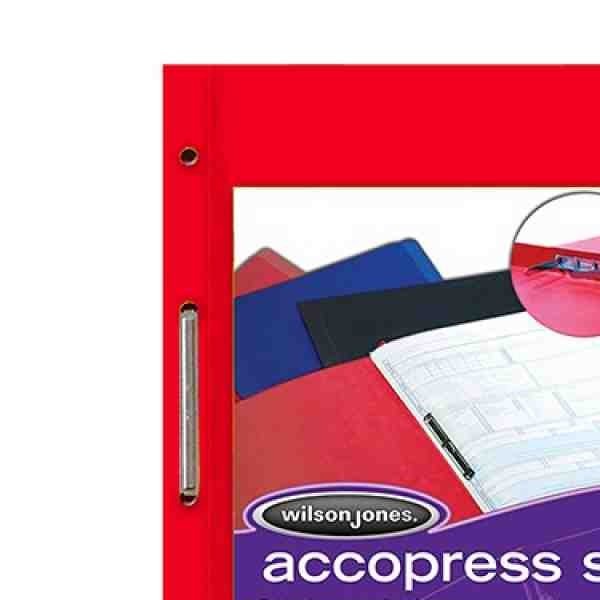 FOLDER CBROCHE OFI. ROJO ACCOPRESS P-4568 C.140